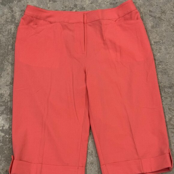 Women’s Callaway Plain Front Short Capri Snap Pocket Golf CW65218 Biarritz Peach